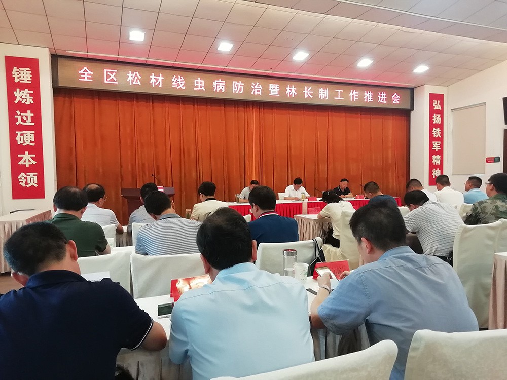 全區(qū)松材線蟲防治暨林長制工作推進會順利召開